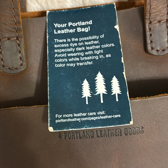 Make a reasonable offer Portland Leather Company mini crossbody tote in Canyon. - Picture 6 of 12